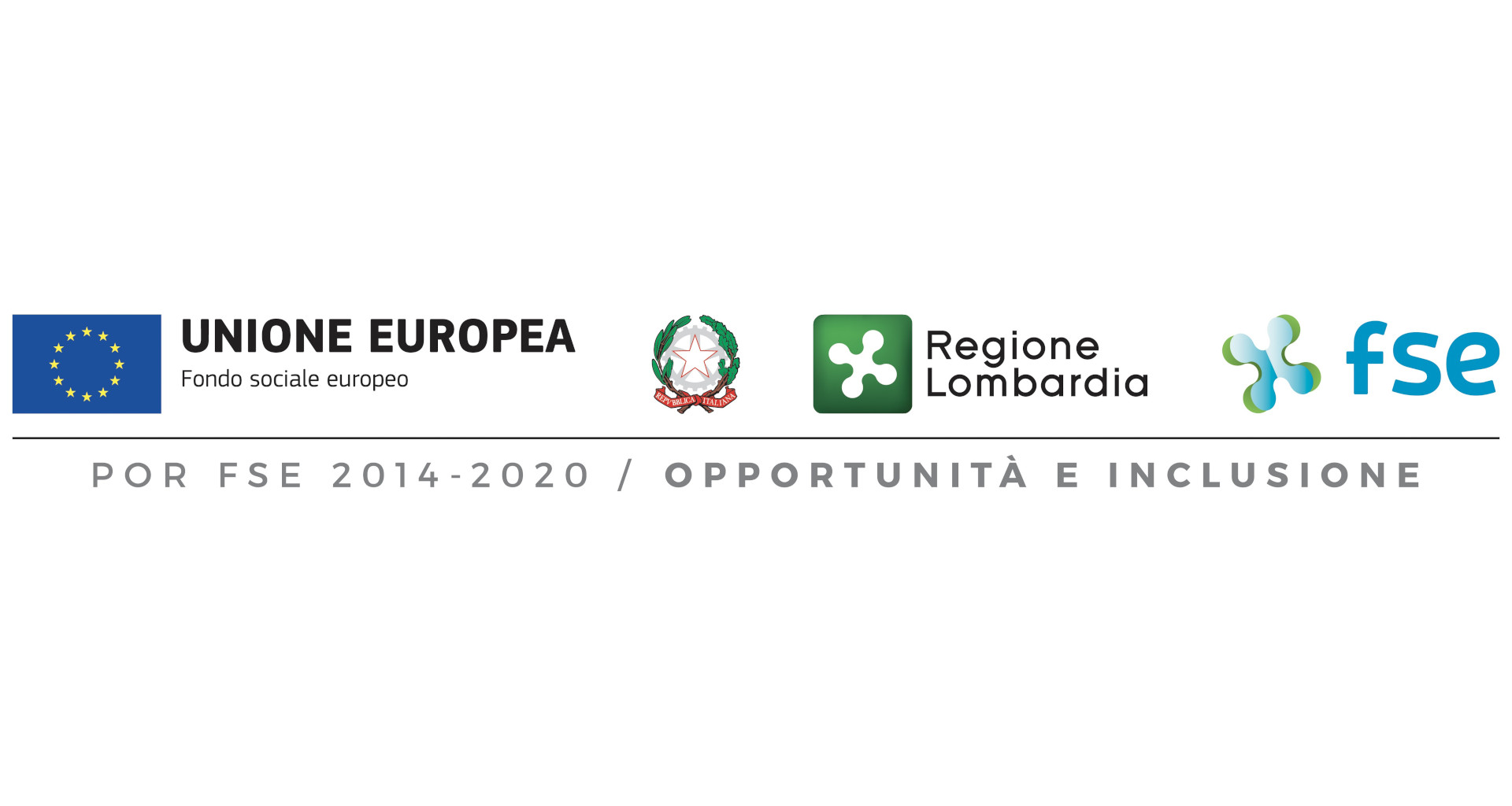 POR FSE 2014-2020 OPPORTUNITA’ E INCLUSIONE